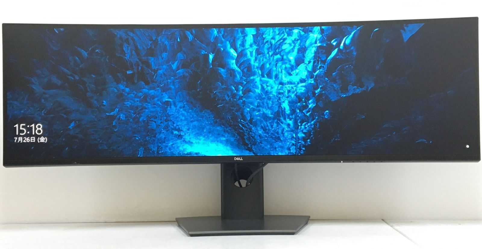 ☆【美品】Dell U4919DW ウルトラワイド液晶モニター 49インチ Dual QHD(5120x1440) HDMIx2/USB Type-Cx1/DisplayPortx1 動作品