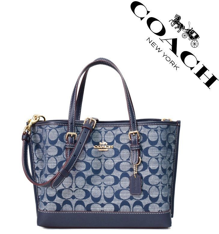 COACH コーチバッグ CH228 デニム ハンドバッグ ショルダーバッグ トートバッグ レディース アウトレット品 新品未使用 - メルカリ