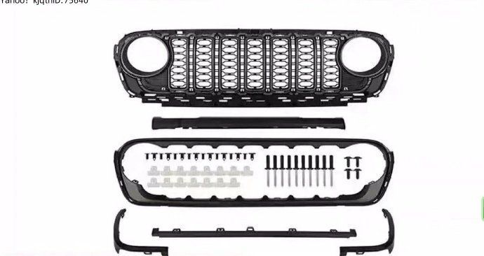 18-23種類の牧馬人ミッドネット新型Jフロントフェイス外観グラディエーター装飾部品ミッドネットを適用