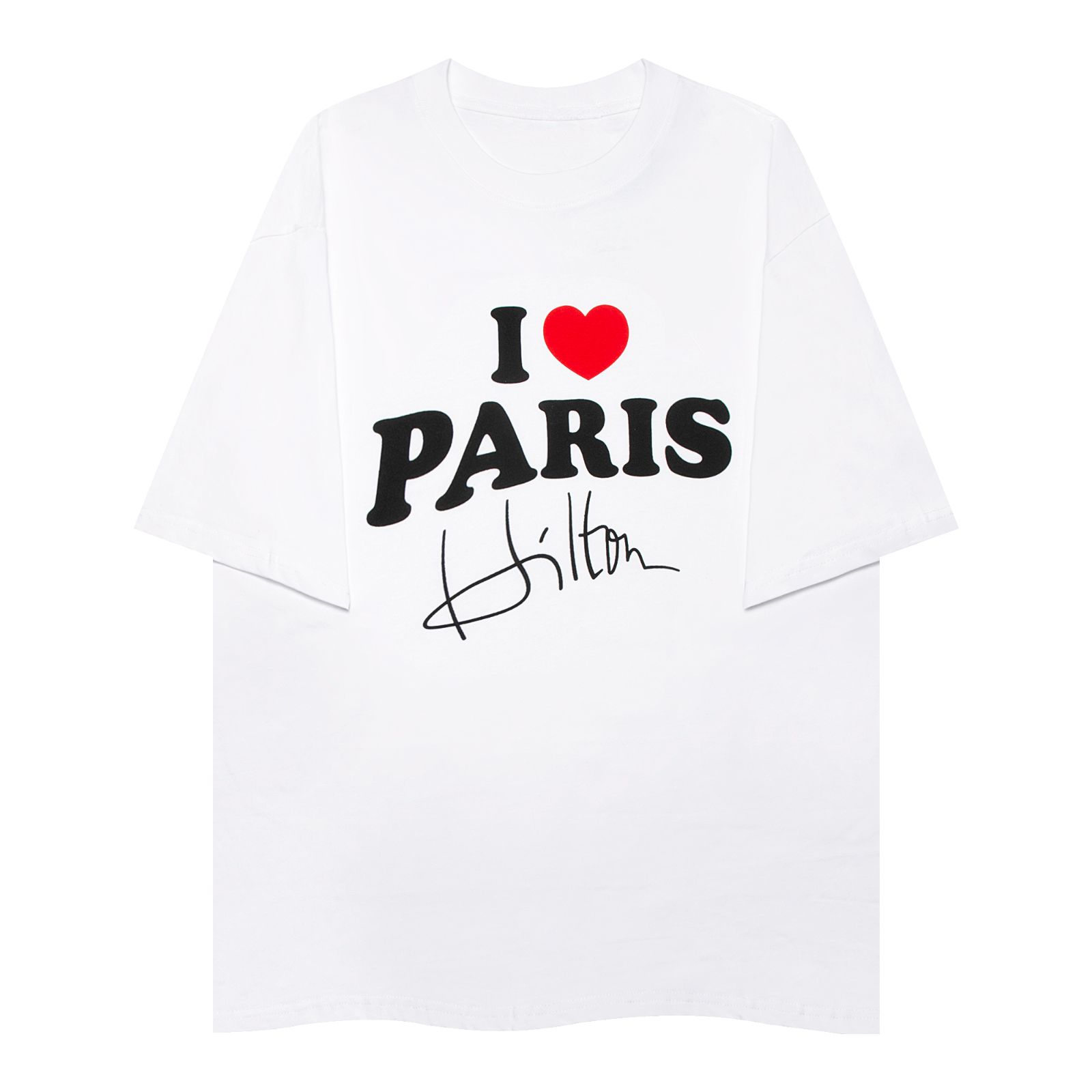 大人のお洒落♪☆VETEMENTSヴェトモン☆ I LOVE PARISフロント プリント オーバーサイズTシャツ ユニセックス - メルカリ