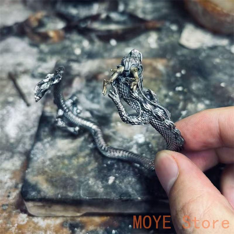 銅 細工 霊竜腕輪 装飾品 工芸品 置物zw0829 - メルカリ