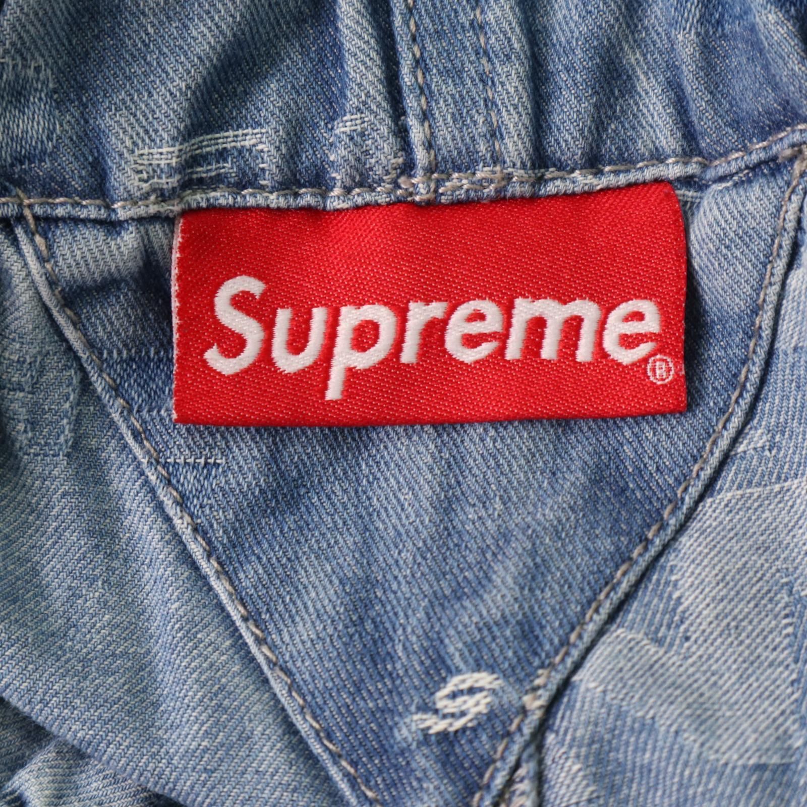 Supreme / 19FW Dimensions Logo Denim Skate Pant シュプリーム ディメンション ロゴ デニム スケートパンツ イージーパンツ 表記サイズL　【2409】