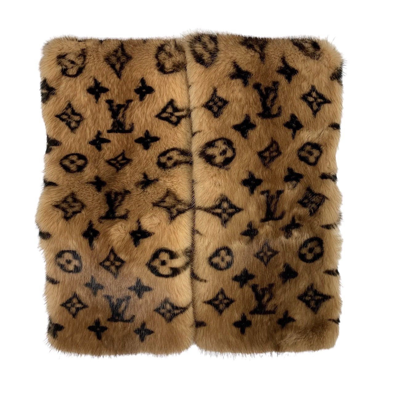※限定品　ルイ・ヴィトン ブラウン マフラー 新品未使用極美品⭐️ Louis Vuitton】 ルイヴィトン マフラー