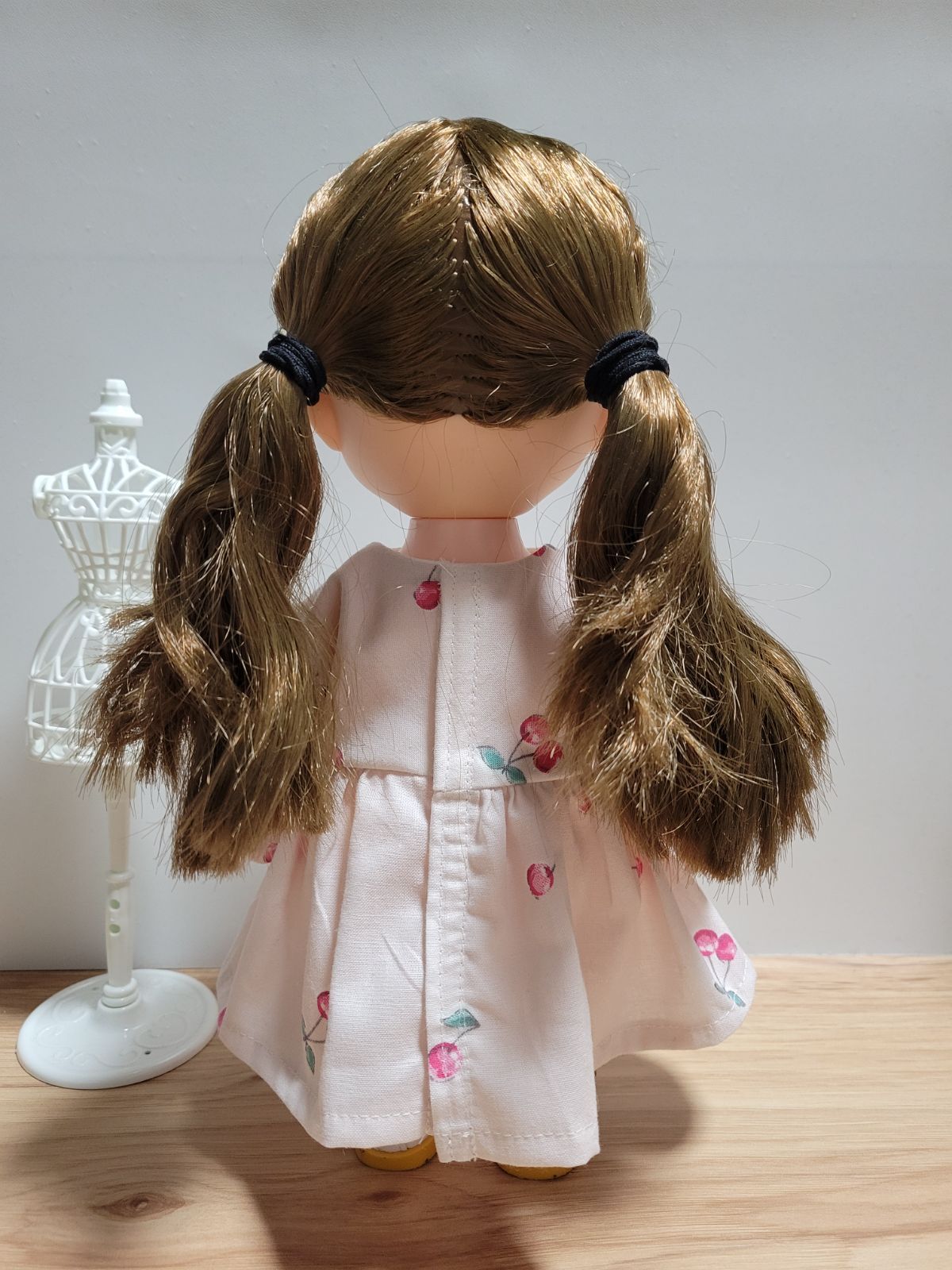 ハンドメイド ソランちゃん メルちゃん お人形 服 ワンピース 長袖 