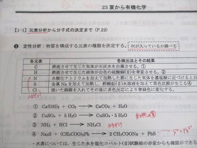 駿台 化学 夏からの有機化学 テキスト 2023 夏期 蒲谷敏志 014S0D