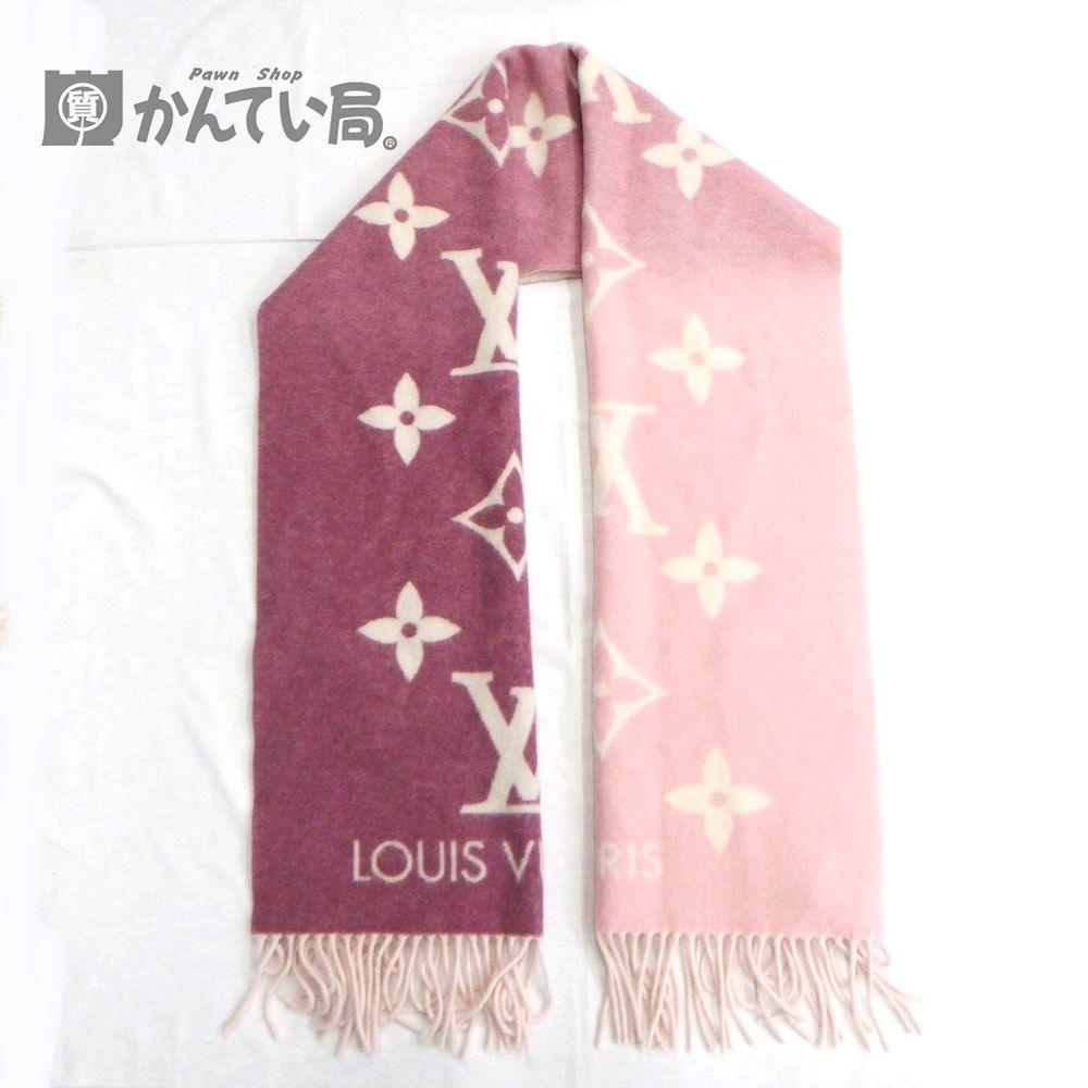 ルイヴィトン マフラー グラデーション 美品
