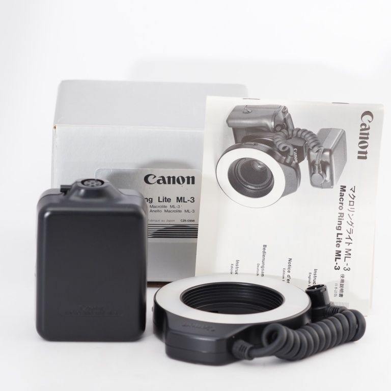 Canon キヤノン ML-3 マクロリングライト ストロボ ML3 - メルカリ