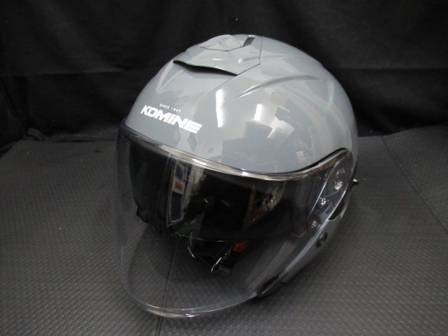 コミネHK172 ジェットヘルメット 中古美品！ コミネ HK-172 FL コンポジット FRP ジェットヘルメット KOMINE