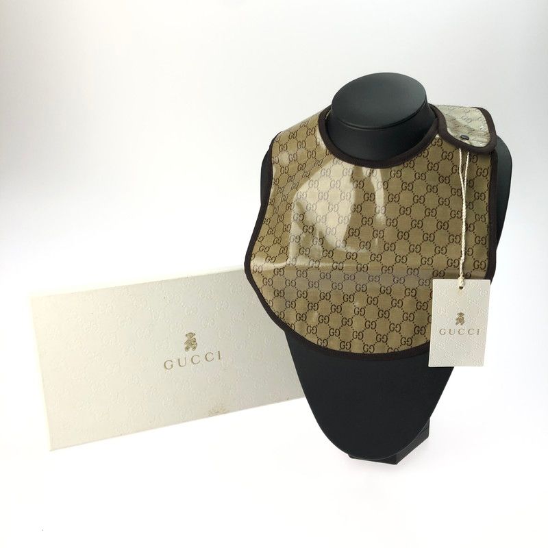 中古】【キッズ】GUCCI グッチ MONOGRAM BIB VALIANT モノグラム