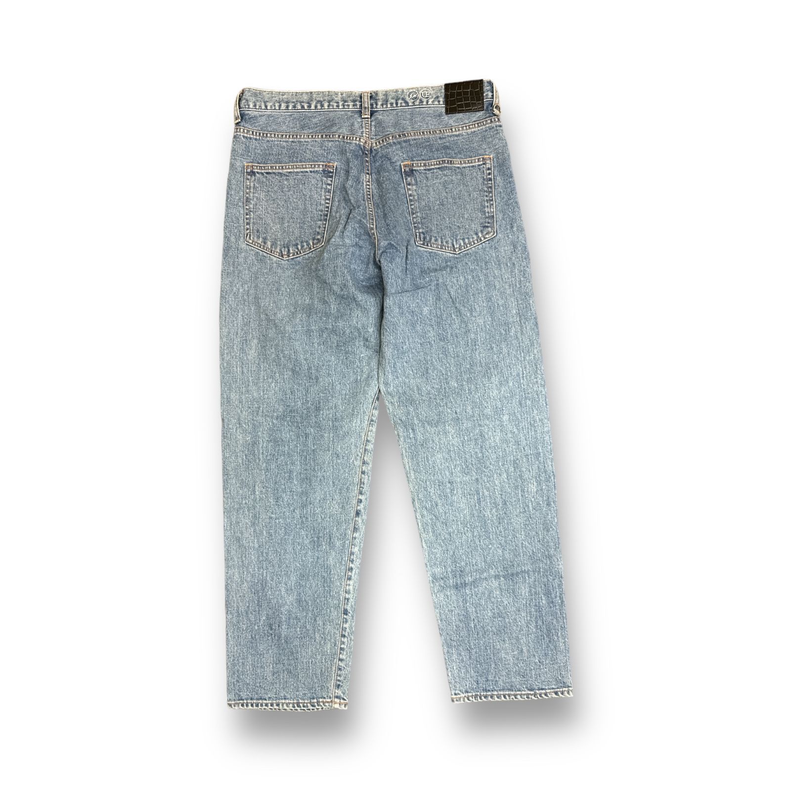 定価45100円 uniform experiment 24SS WASHED DENIM WIDE PANTS ウォッシュドデニムワイドパンツ ジーンズ ユニフォームエクスペリメント UE-240035 インディゴ４ 74138A5