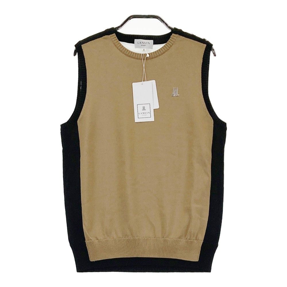 サイズ：38 LANVIN SPORT ランバン スポール  ニットベスト  ベージュ系 [240101321533] ゴルフウェア レディース ストスト