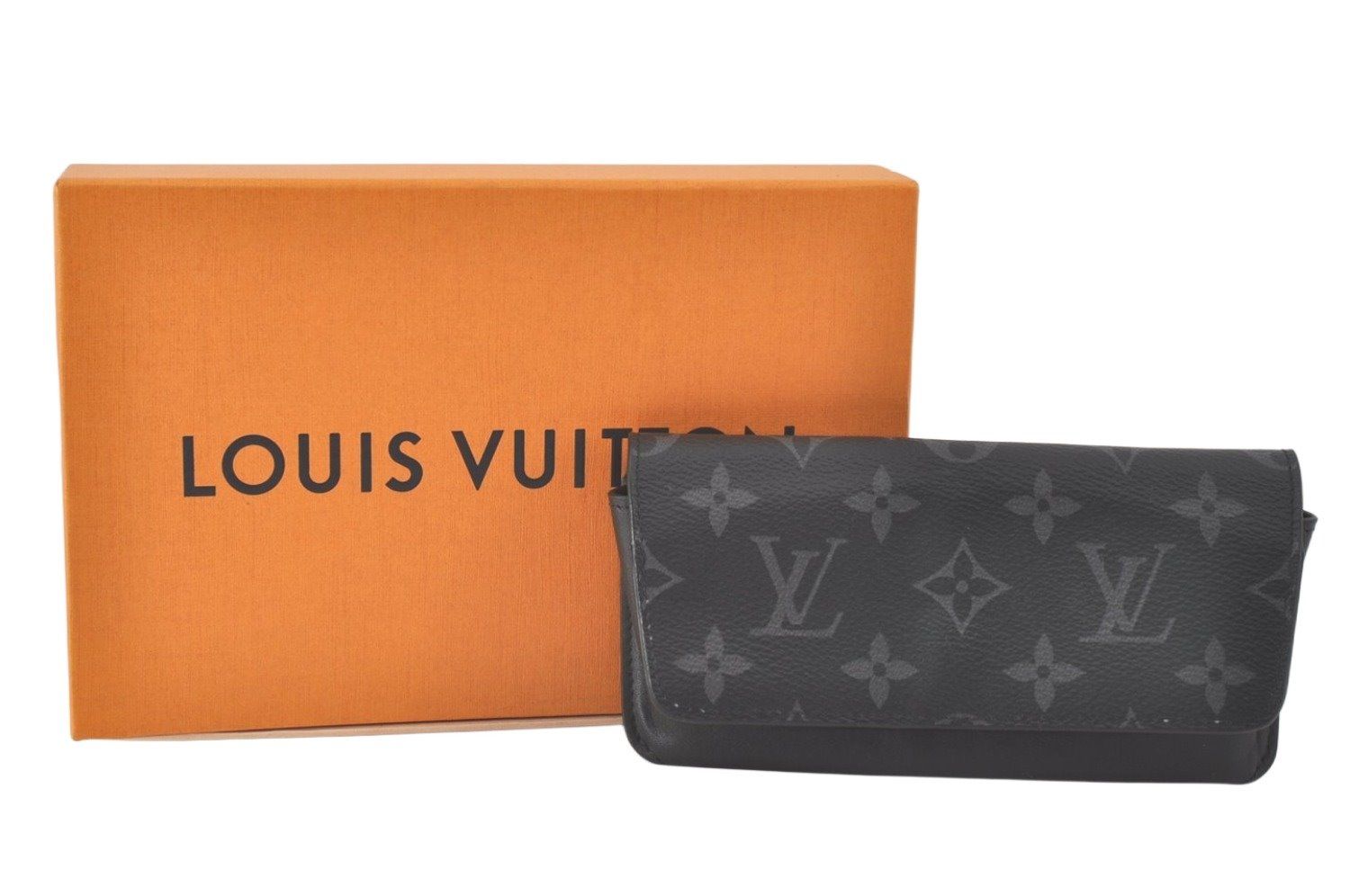 LOUIS VUITTON ルイヴィトン モノグラム エクリプス 眼鏡 ケース 箱 9609K