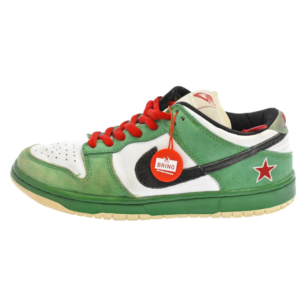 NIKE ナイキ DUNK LOW PRO SB HEINEKEN 304292-302 ダンクロープロハイネケン ローカットスニーカー US9 ホワイト/グリーン