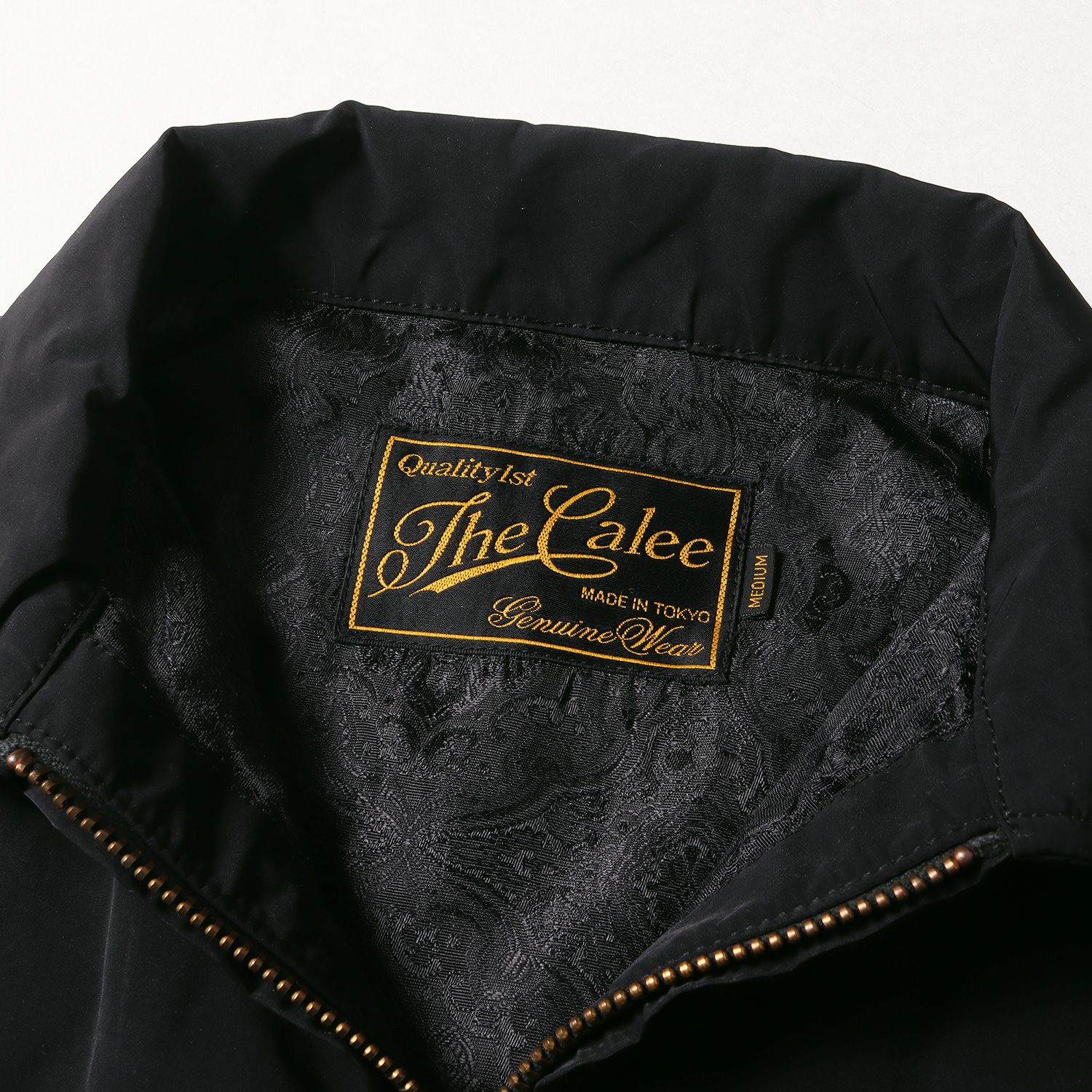 【美品】Calee キャリー スーベニアジャケット ブラック M CALEE キャリー ジャケット サイズ:M 虎刺繍 スーベニア