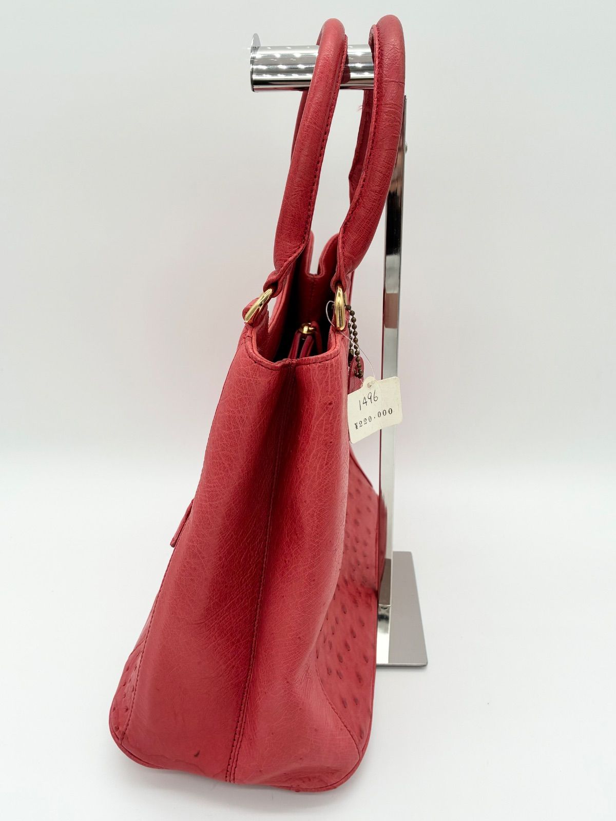 オーストリッチ ハンドバック定価価格220000円
