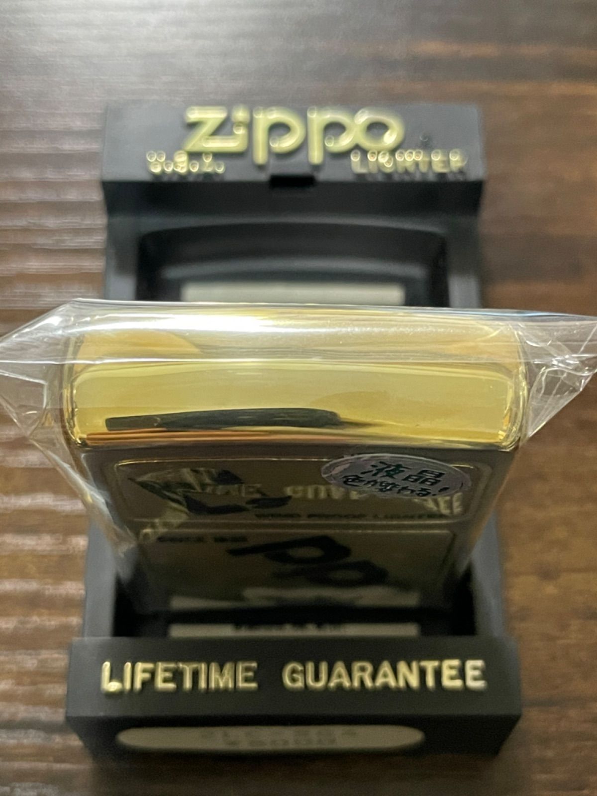 zippo 液晶 温度で色が変わる！ 4面ゴールド 特殊加工品 年代物 1993年製 GOLD UNITED STATES OF AMERICA  ゴールドインナー 専用プラケース 保証書