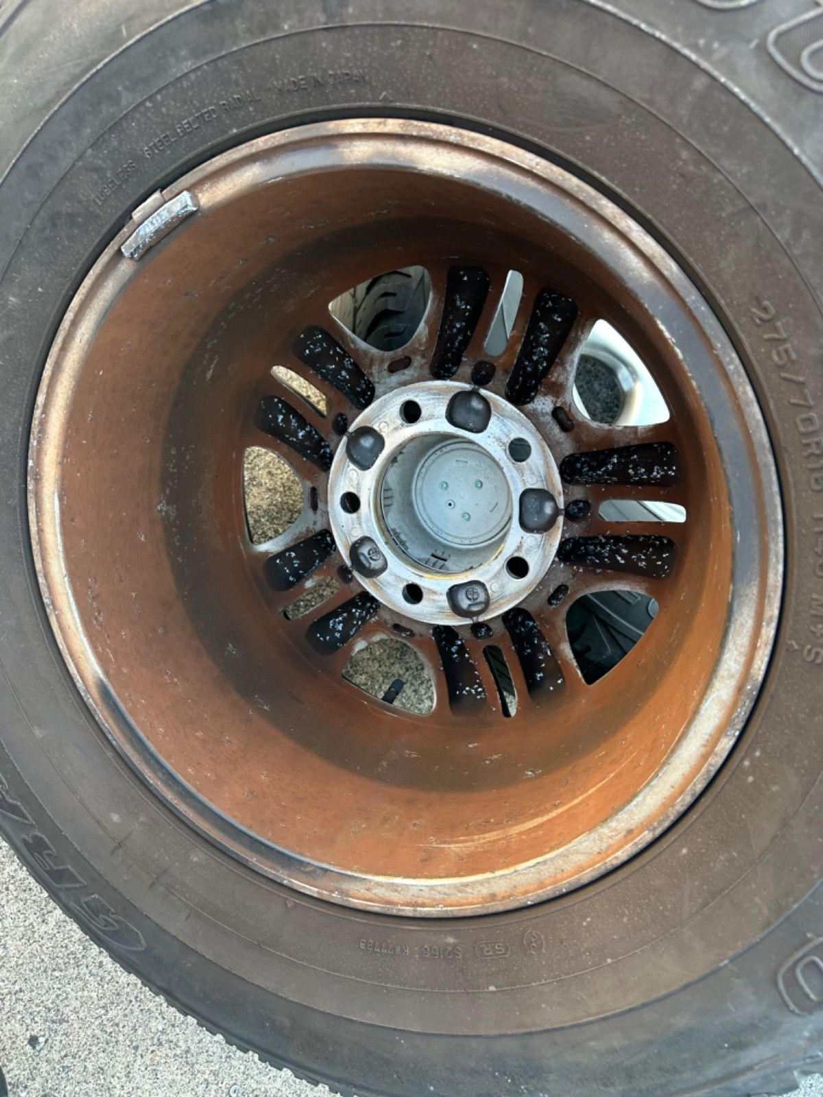 ランクル100純正アルミ タイヤホイールセット ランドクルーザー トヨタ