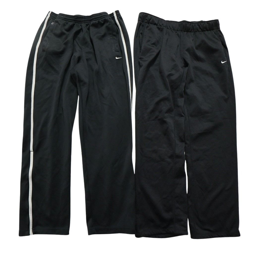 古着卸 ナイキ NIKE ジャージ パンツ 8枚セット メンズ Ｌ ジョガーパンツ ワイド ライン 古着 NC0857