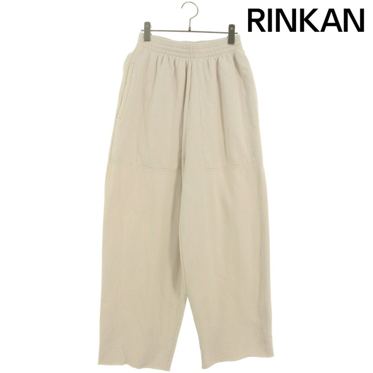 バレンシアガ 657117 TJVN8 カットオフクロップドスウェットロングパンツ メンズ XXS