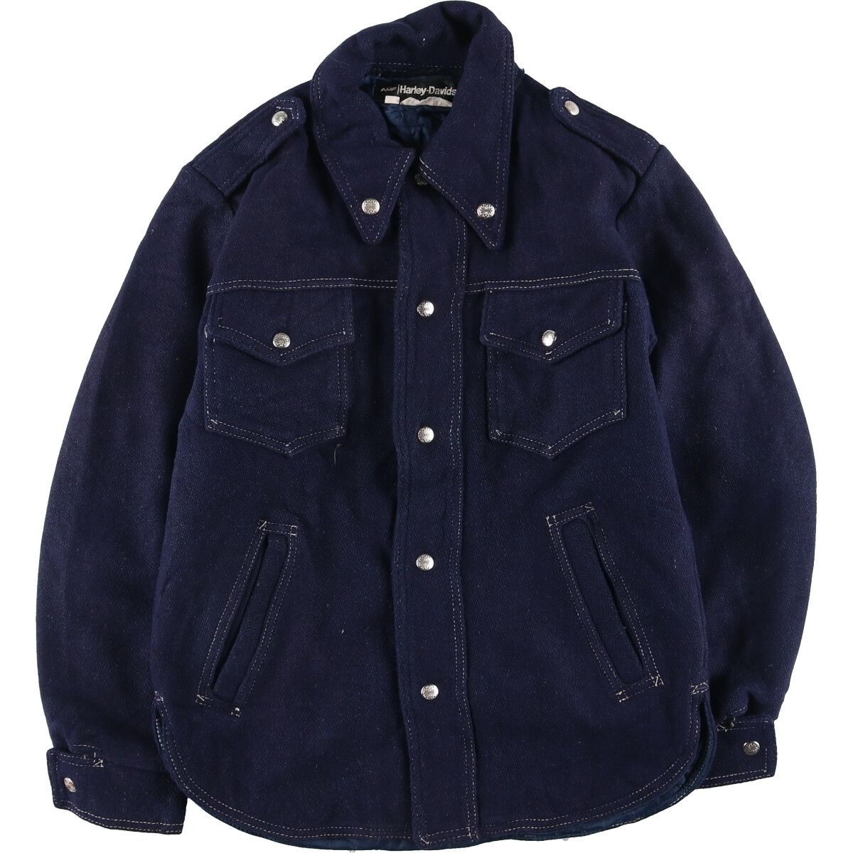 古着 70年代 ハーレーダビッドソン Harley-Davidson AMF ウール 