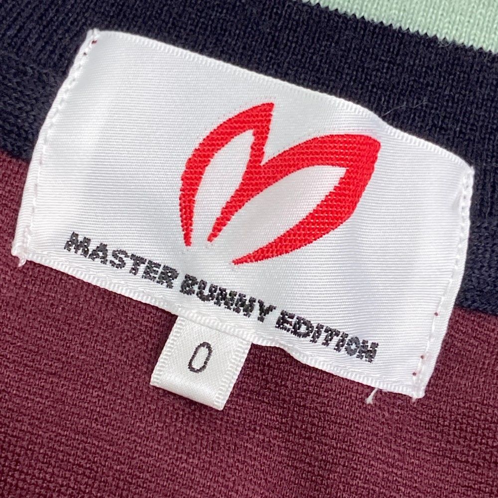 サイズ：0 MASTER BUNNY EDITION マスターバニーエディション  ジャケット ウール混  レッド系 [240101449792] ゴルフウェア レディース ストスト サイズ：0 MASTER BUNNY EDITION マスターバニーエディション