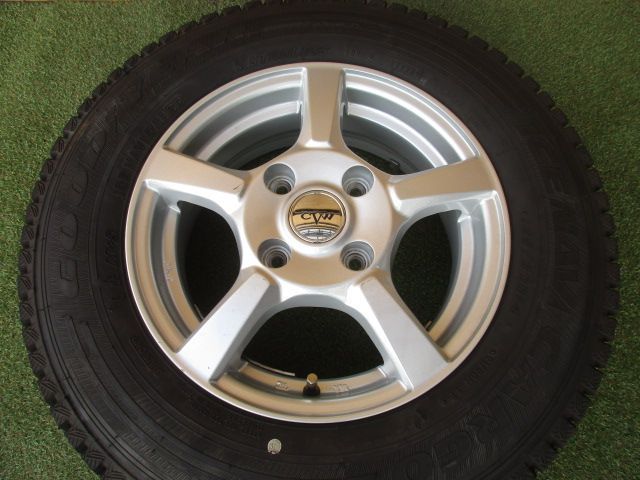 み CVW 165 80R14 スタッドレスタイヤ４本SET NV200 デリカD3