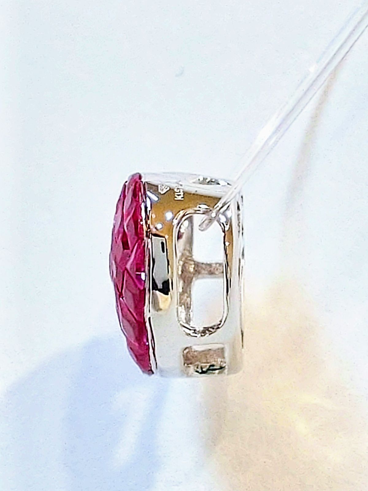 K18WG ルビー　ミステリーセッティング　ペントップ K18WG ルビー ミステリーセッティング ペントップ 楽天市場