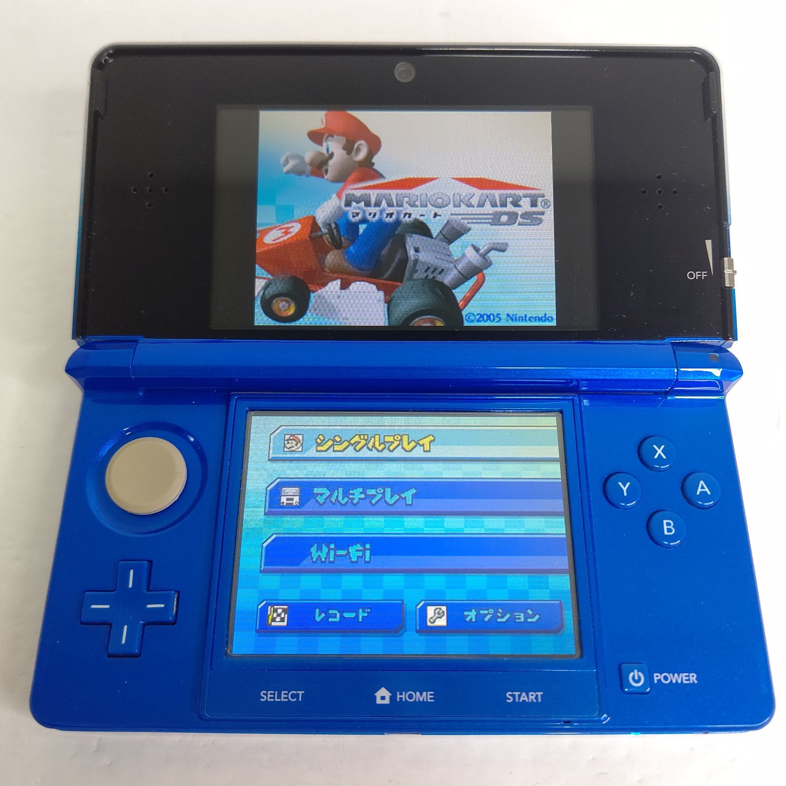 Nintendo ニンテンドー3DS コバルトブルー 画面極美品 任天堂 ゲーム機