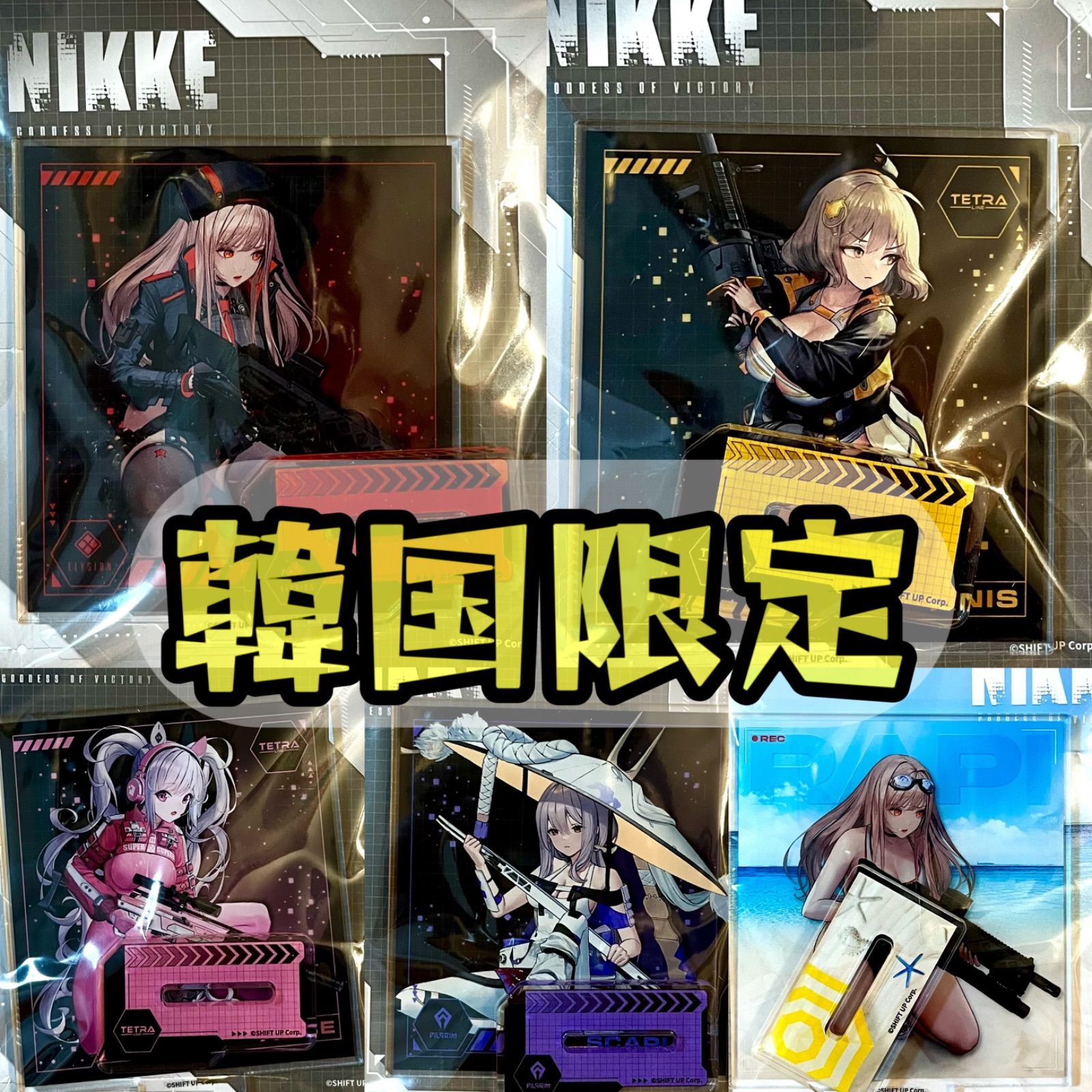 単品ページ」韓国限定 即発送 Aniplus 勝利の女神：NIKKE 両面アクリル