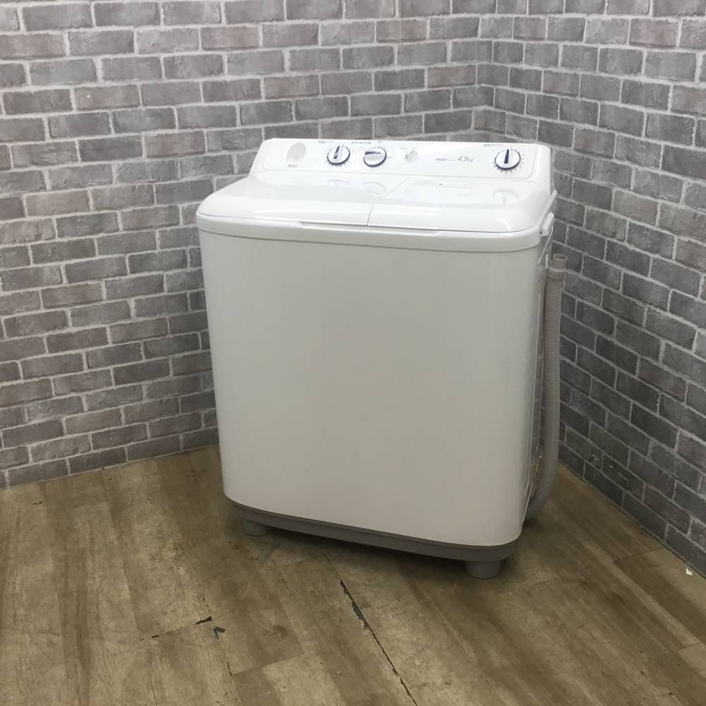 ハイアール 洗濯機 二槽式 4.5kg JW-W45E-W