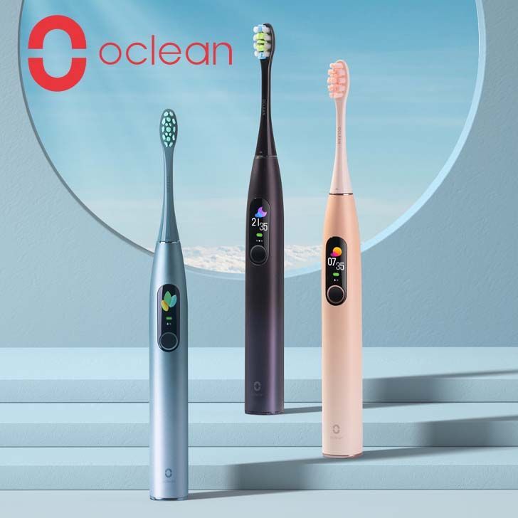 oclean Xpro 世界初液晶タッチパネル搭載のAI電動歯ブラシ