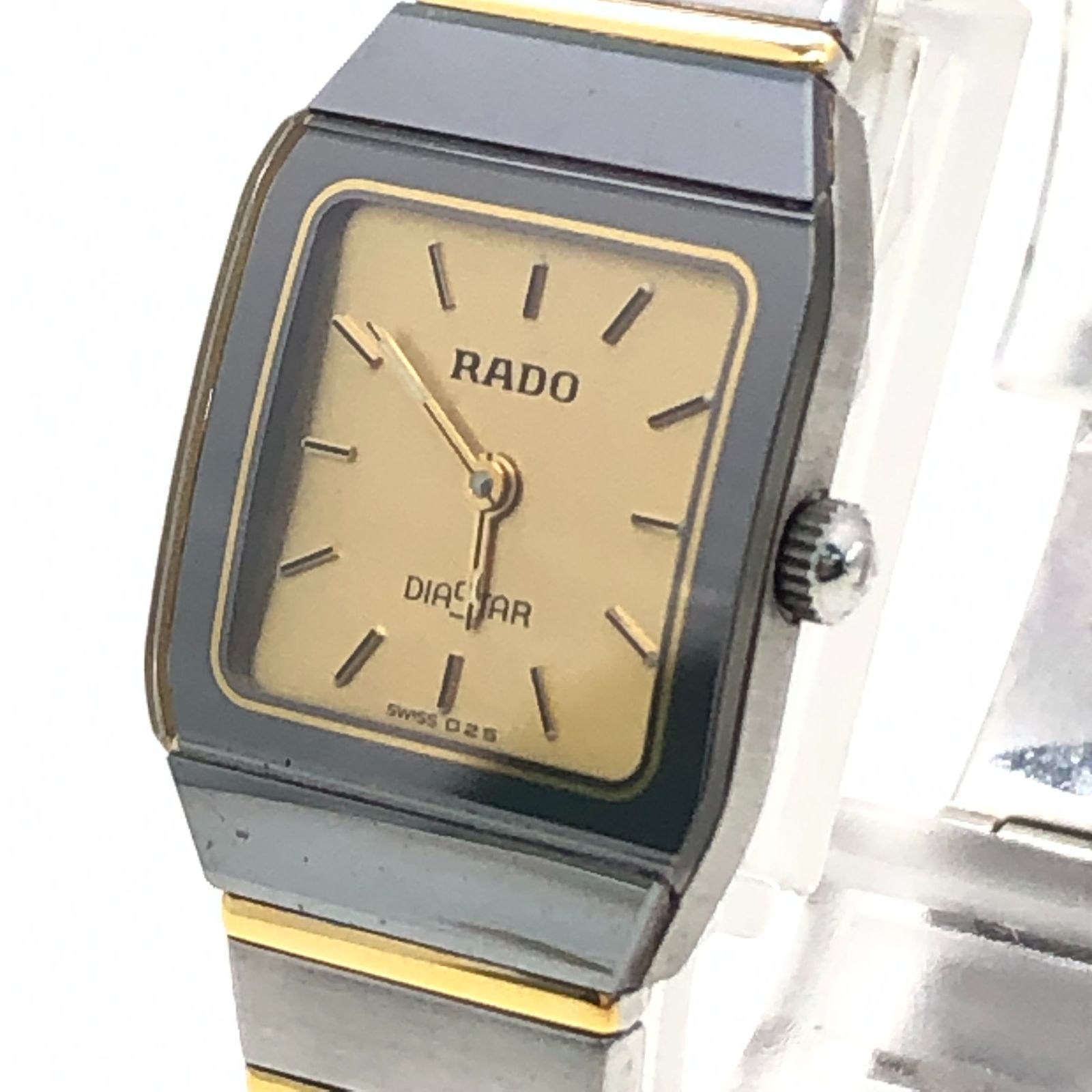 RADO ラドー ダイヤスター 204.0268.3 レディース 腕時計 ゴールド文字