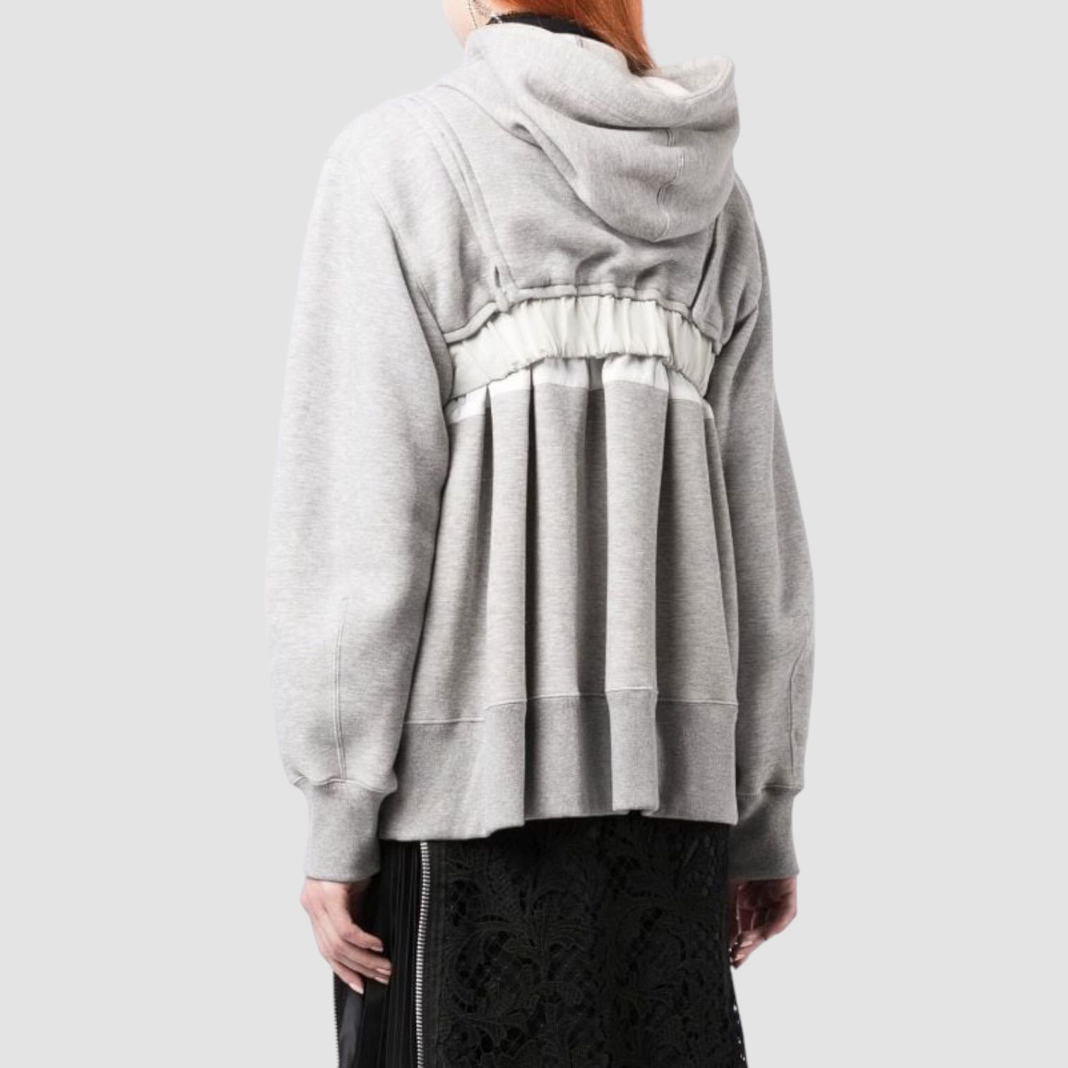 サカイ Sacai パーカー 異素材切替 22AW