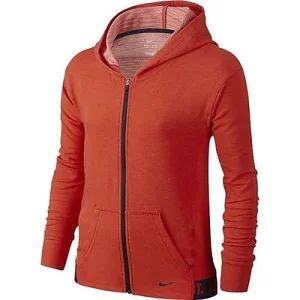 【140cmのみ】 NIKE(ナイキ) キッズ・ジュニア YTH ガールズ オブセスト フルジップ フーディ ライトクリムゾン 727993-696-140