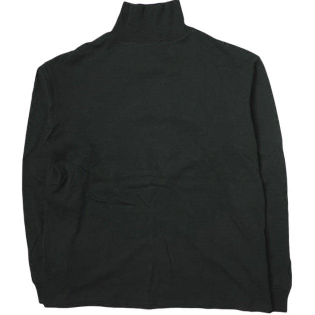 RE-PURPOSE リパーパス 日本製 HIGH NECK SOLID L/S TEE ハイネックロングスリーブTシャツ L ブラック 長袖 タートルネック モックネック L'ECHOPPE レショップ トップス g9055