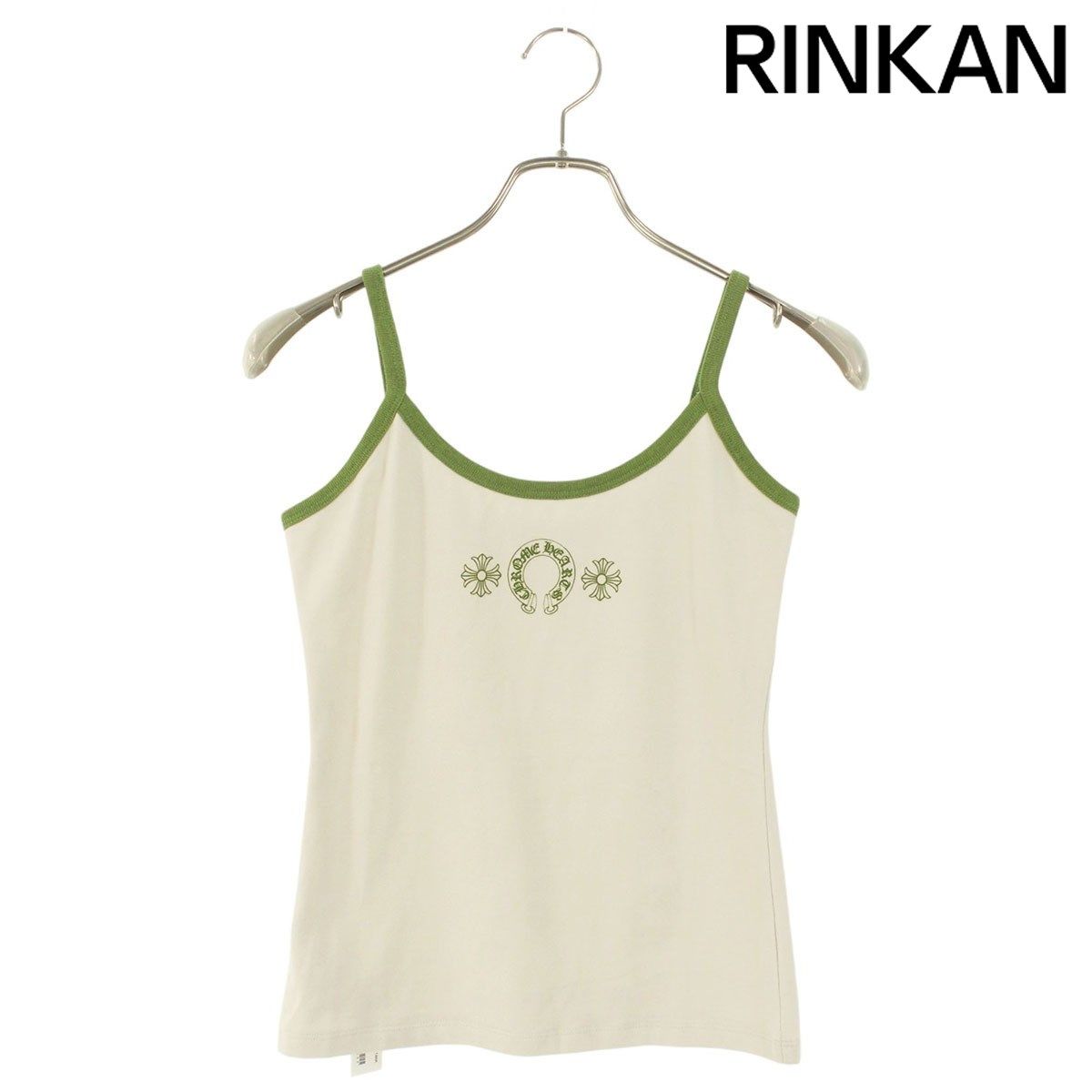 クロムハーツ ROLLER SKATE ホースシューロゴプリントキャミソール メンズ S