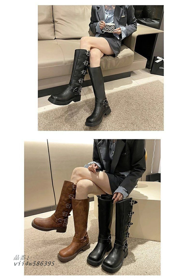 チャンキーヒール 4CM