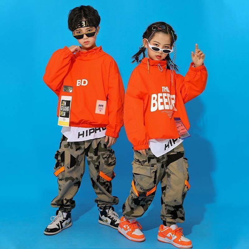 キッズダンス衣装 ステージ衣装 韓国子供服 HIPHOP ヒップホップ jazz 応援団 ジャズダンス 練習着 体操服 ダンスウェア 団体服 女の子 男の子 セット Wy0e512