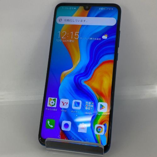 ☆【訳あり品】SIMFREE HUAWEI P30 lite MAR-LX2J ピーコックブルー