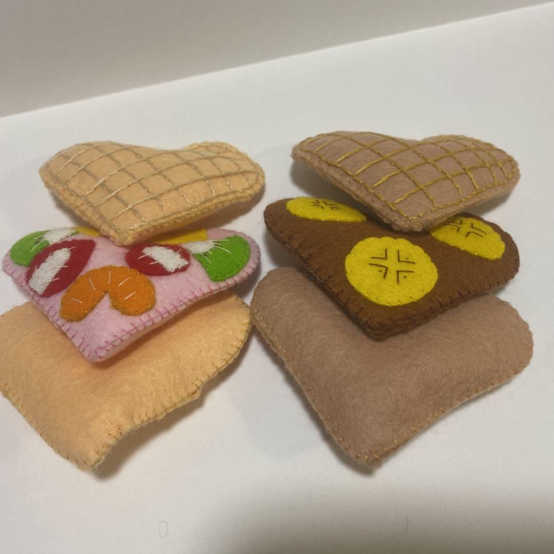 41 フェルトままごと ワッフル オーダーページ