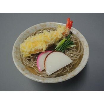 日本職人が作る 食品サンプル 天ぷらそば IP-426