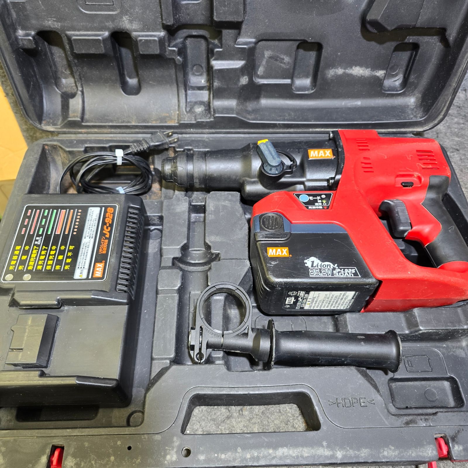 バッテリ1個付き マックス MAX コードレスハンマドリル PJ-R265-B2C 桶川店