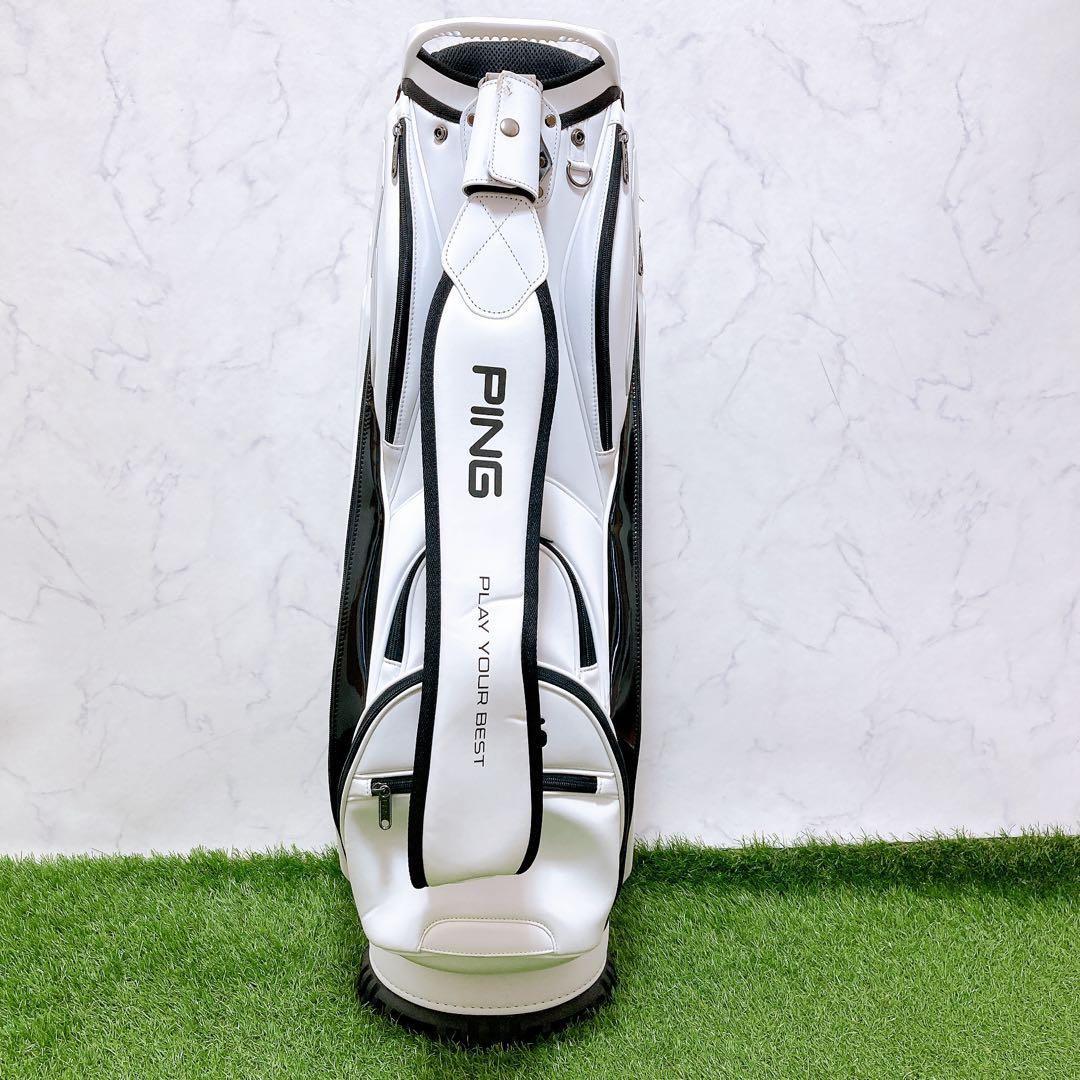 Hフード未使用品　ピン　キャディバッグ　ゴルフクラブケース　持ち手付き Hフード未使用品 ピン キャディバッグ ゴルフクラブケース 持ち