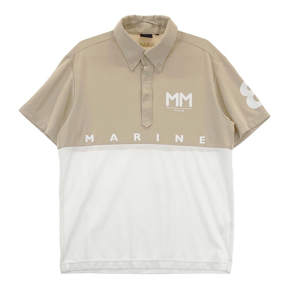 サイズ：7 MUTA MARINE ムータマリン 半袖ポロシャツ ベージュ系