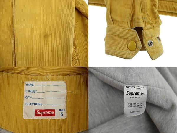 シュプリーム SUPREME 11AW Arch Logo Corduroy Coaches Jacket