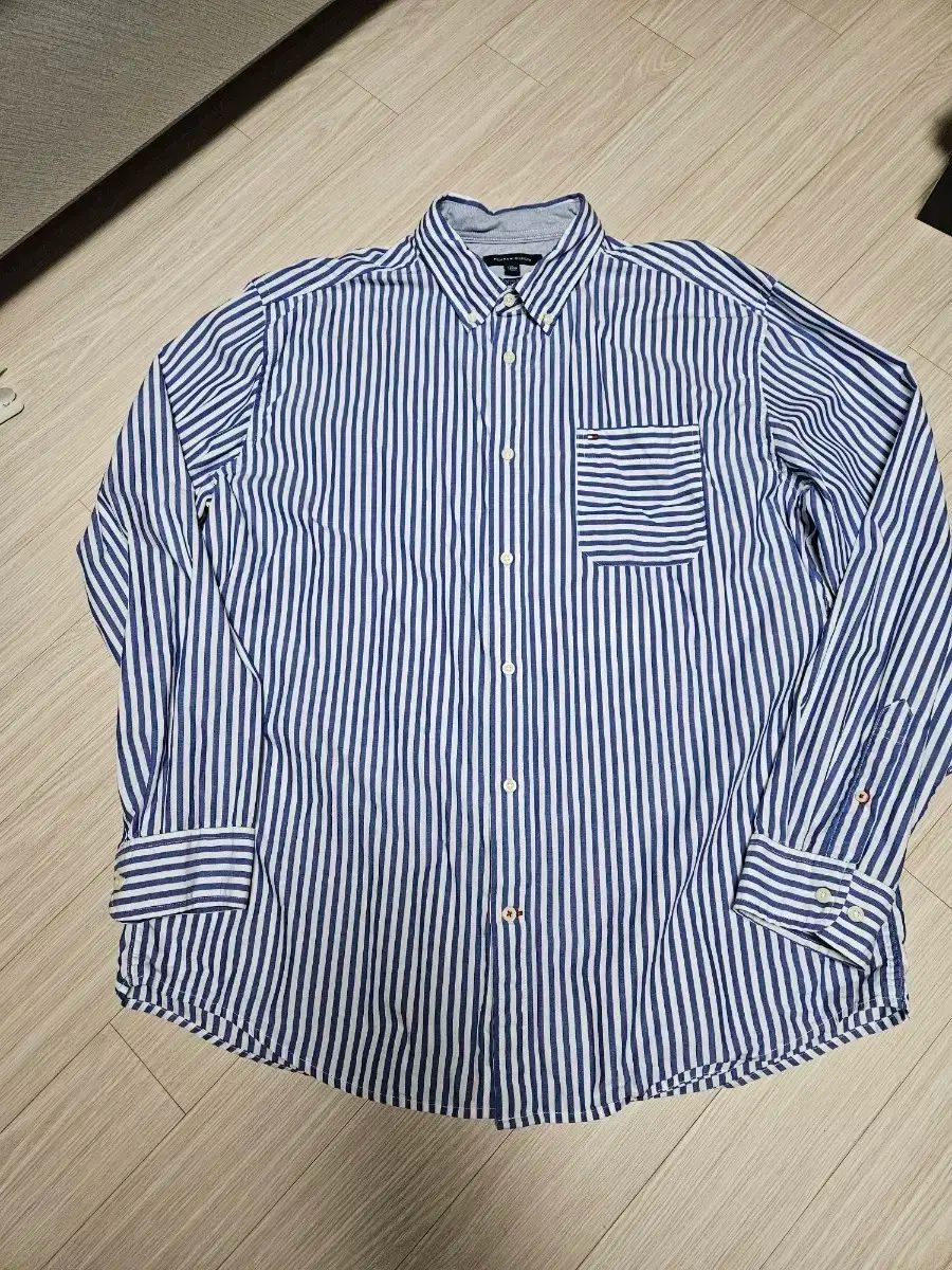 Tommy Hilfiger トミーヒルフィガー オーバーサイズ ストライプ シャツ XL 110 115