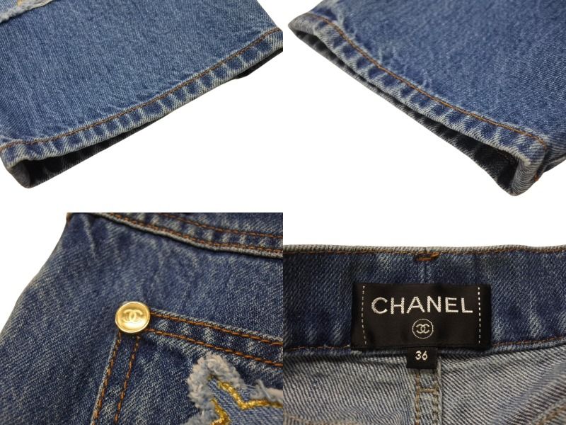 CHANEL シャネル デニムパンツ ジーンズ P61828V47197 サイズ36