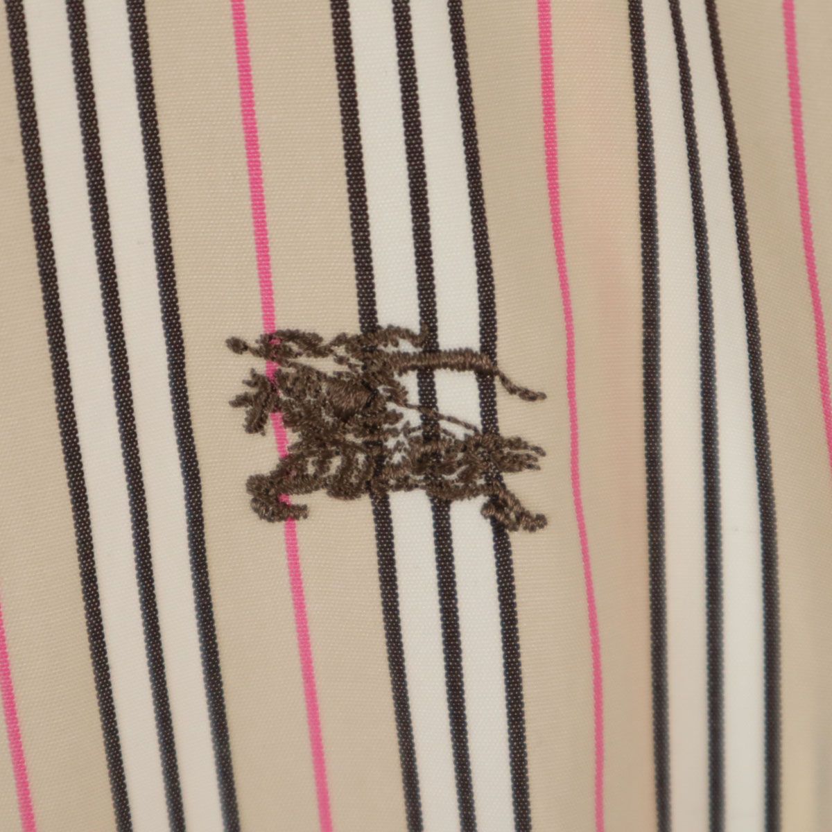 バーバリーブルーレーベル 長袖シャツ コットン 日本製 トップス レディース 38サイズ ベージュ系 BURBERRY BLUE LABEL BURBERRY LONDON BLUE LABEL バーバリー ロンドン ブルー