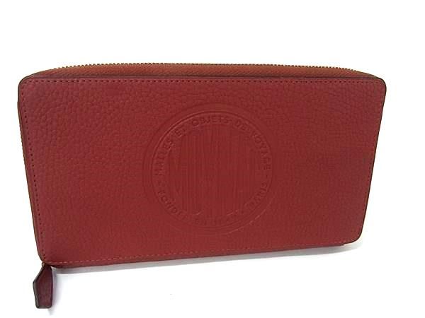□新品同様□ MOYNAT モワナ レザー ラウンドファスナー 長財布  
