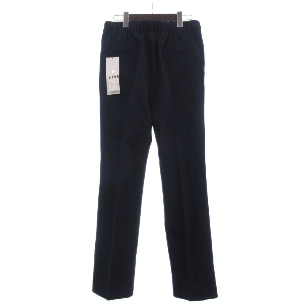 ソージュ SOEJU ソフトオックスセンタープレスストレートパンツ スラックス S-00PT-013 紺 ネイビー L